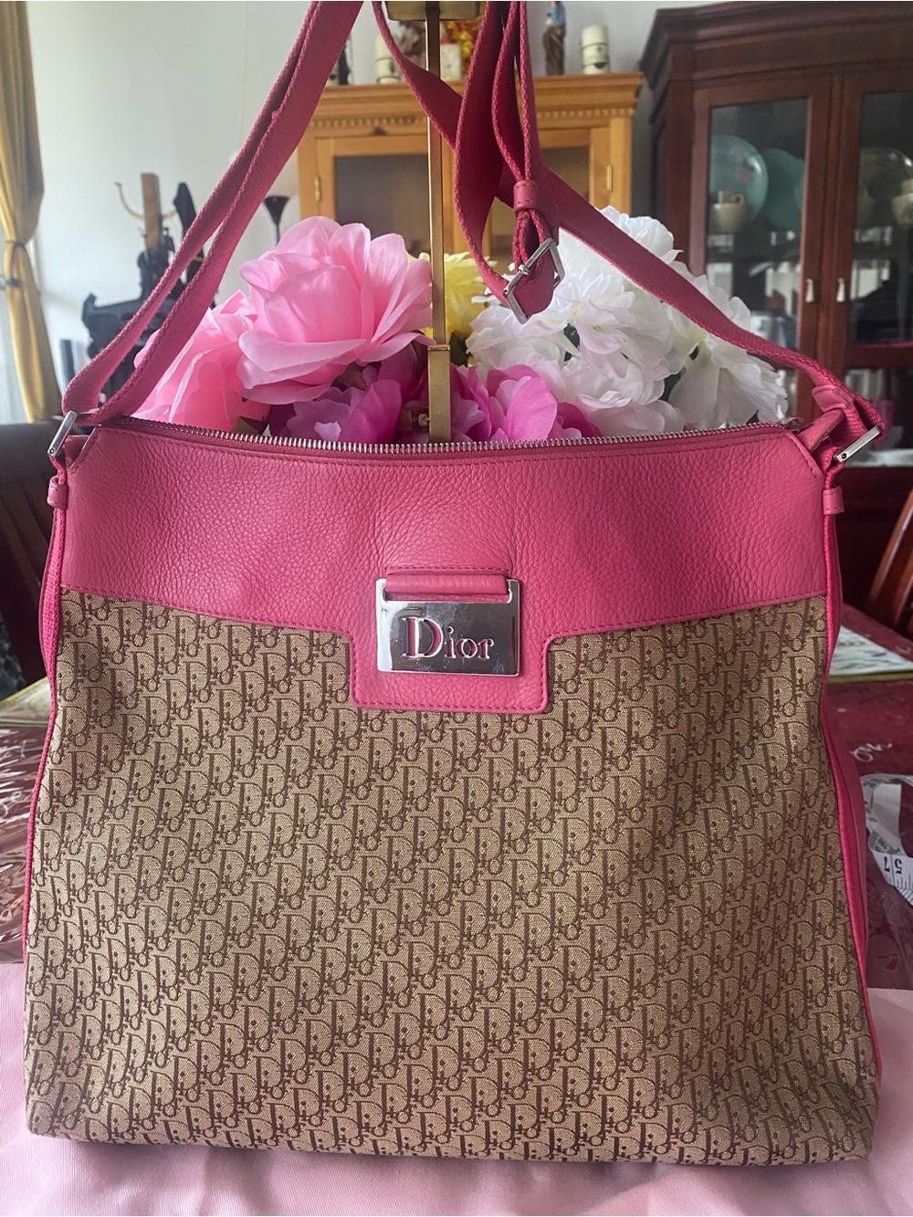 Christian Dior Trotter Street Chic Jacguard Canvas